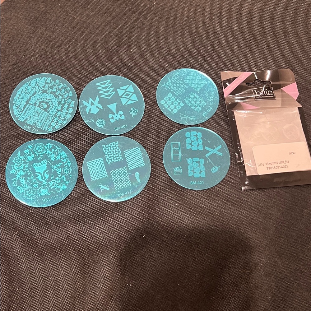 Bundle Monster Nail Stamping Plates
